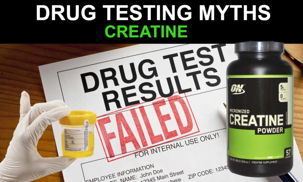 Pass drug test creatine. 