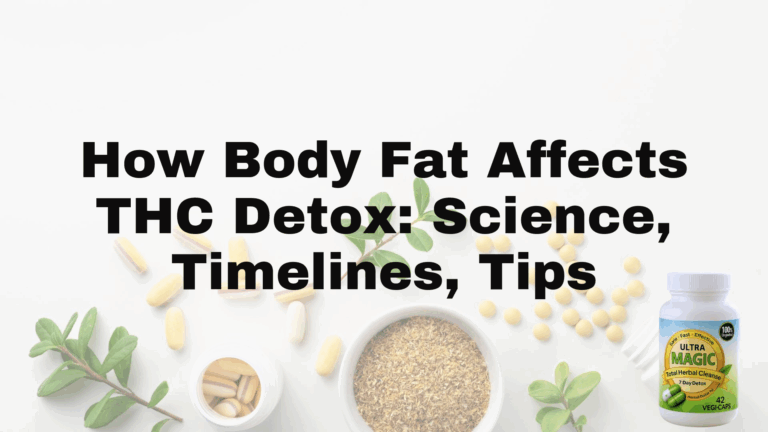 How Body Fat Affects THC Detox: Science, Timelines, Tips