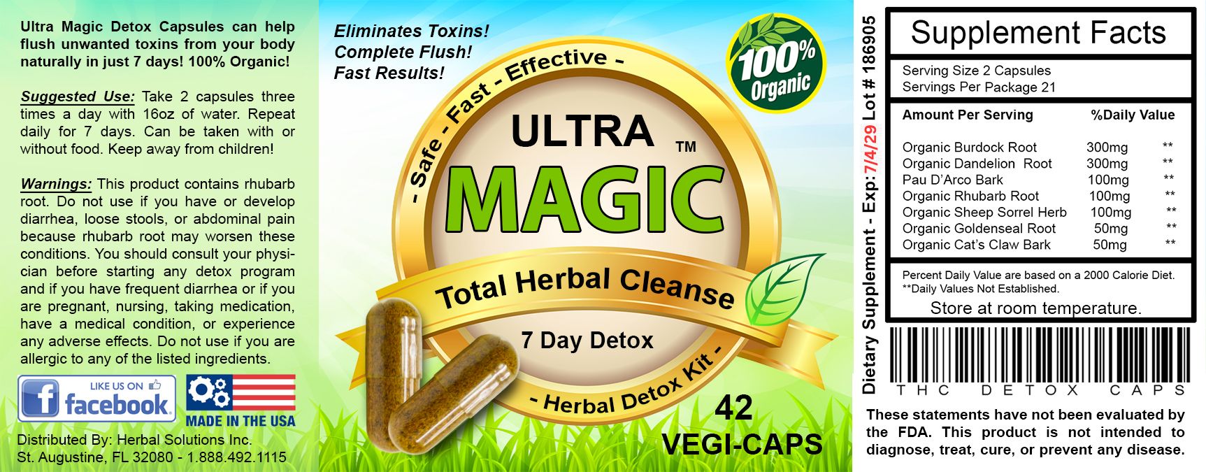 magic detox label