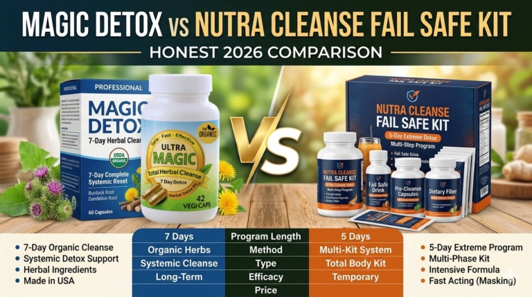 Magic Detox vs Nutra Cleanse